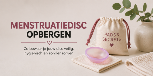 Hoe kun je een menstruatiedisc veilig opbergen?